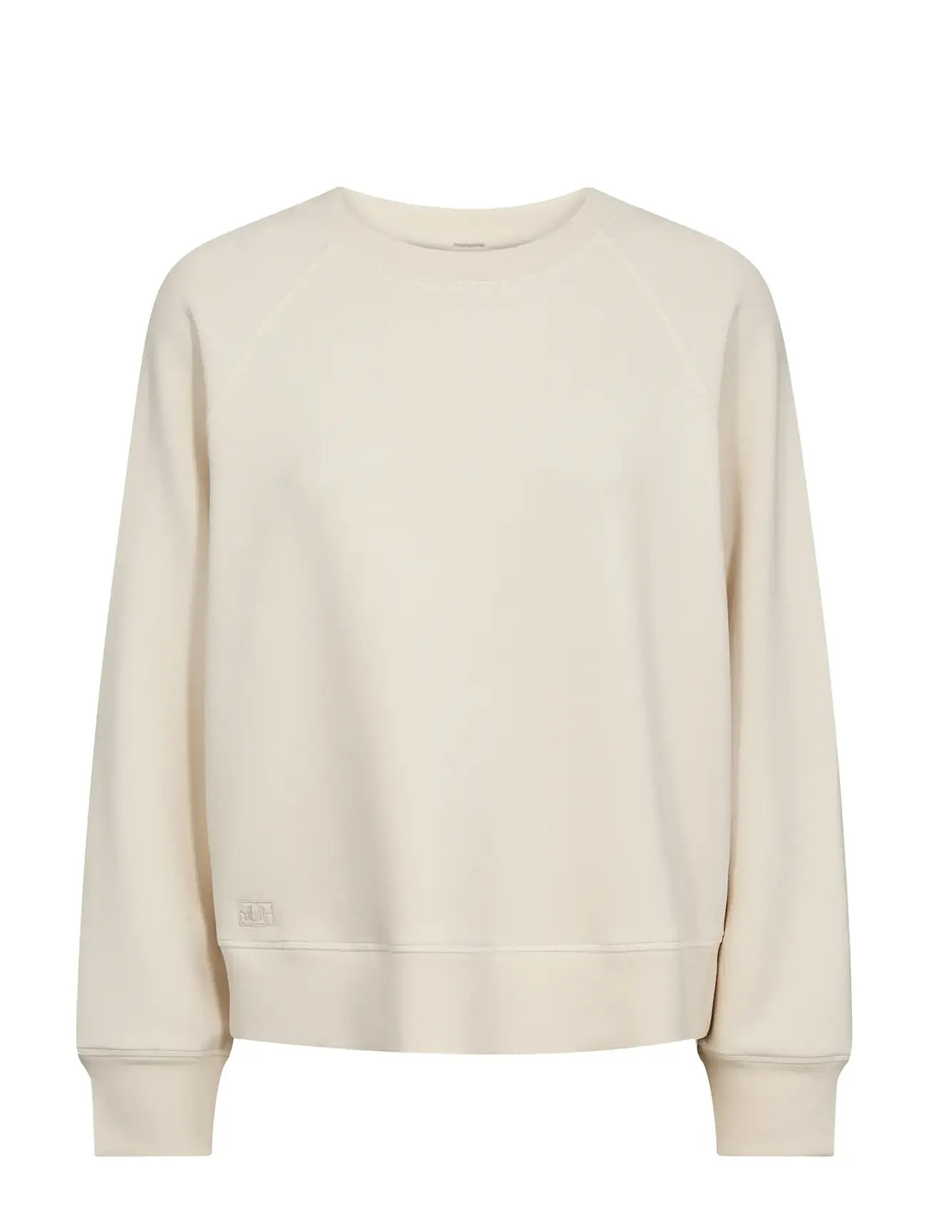 MOS MOSH Mmabello O-Ls Basic Sweatshirt, XS, Cream, Sweatshirts & Hættetrøjer > Sweatshirts, Dame