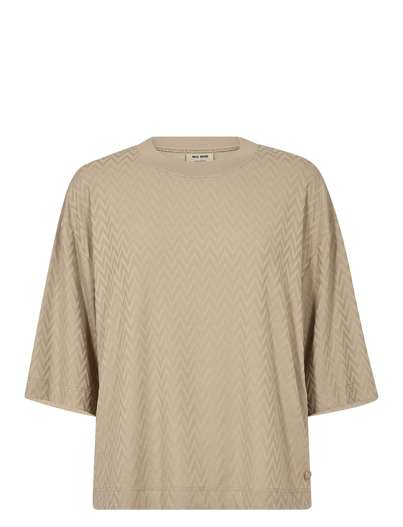MOS MOSH Mmtash O-Ss Spring Tee Beige - XS - Damen