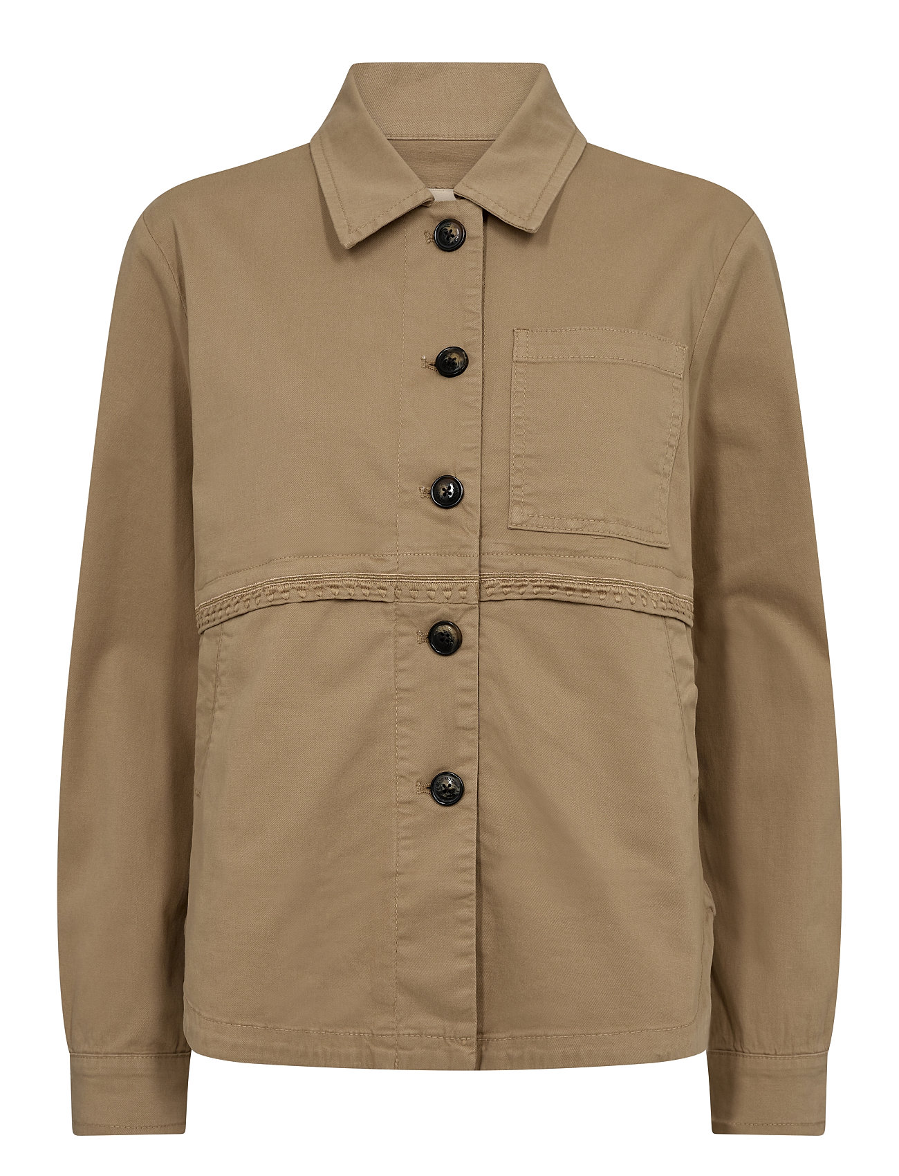 Mmeli Yarar Jacket Outerwear Jackets Light-summer Jacket Beige MOS MOSH