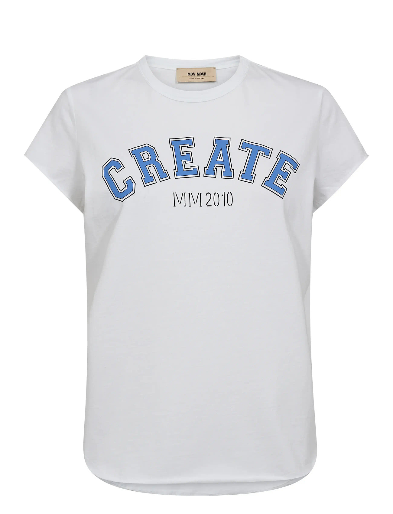 MOS MOSH Mmcelli O-Ss Tee Weiß - S - Damen