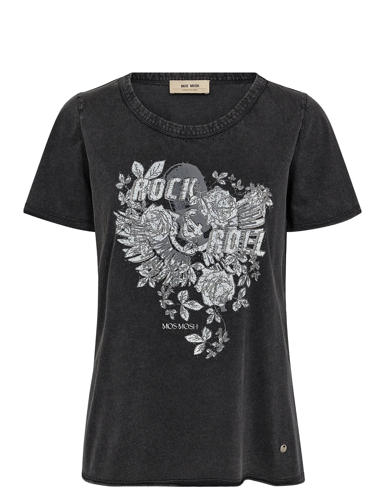 MOS MOSH Mmfango O-Ss Tee Schwarz - S - Damen
