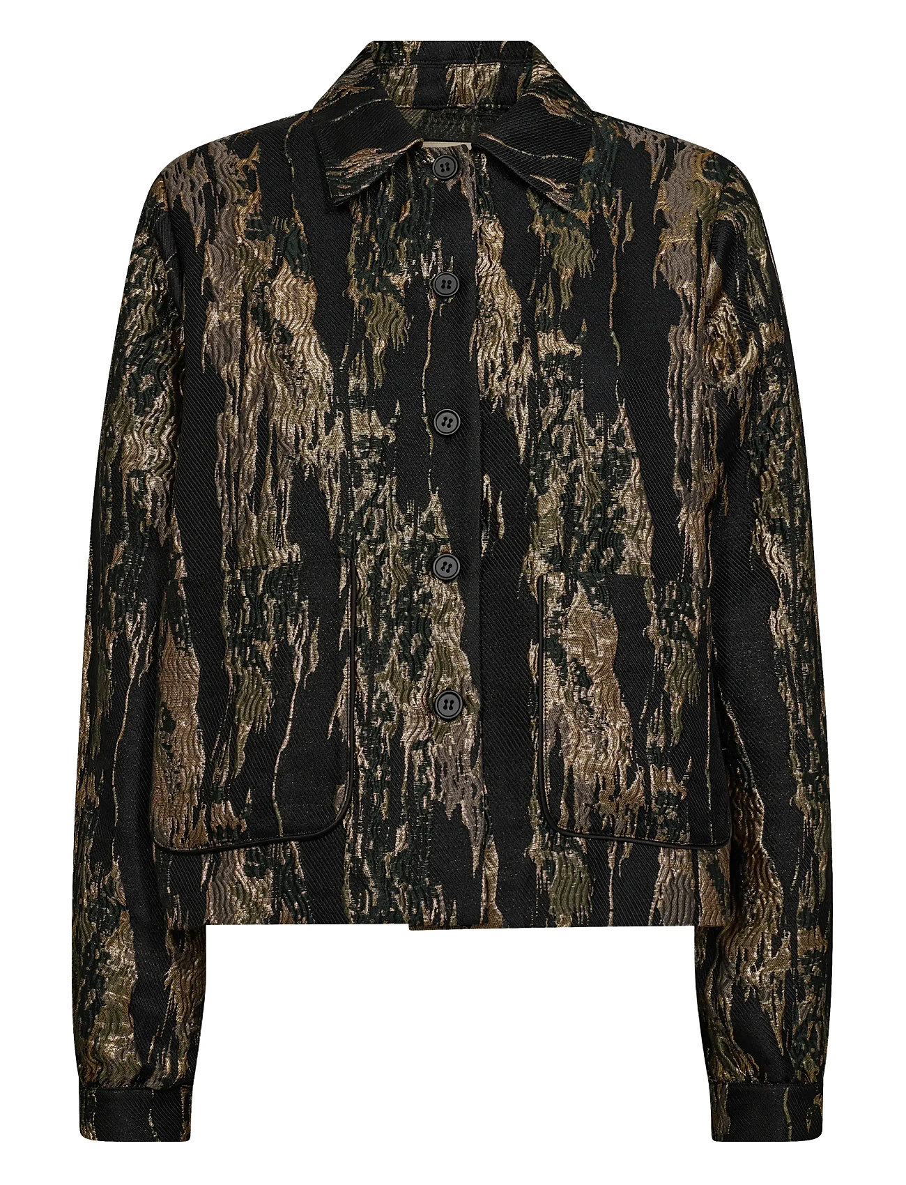 MOS MOSH Mmsaige Mouflage Jacke Schwarz - M - Damen