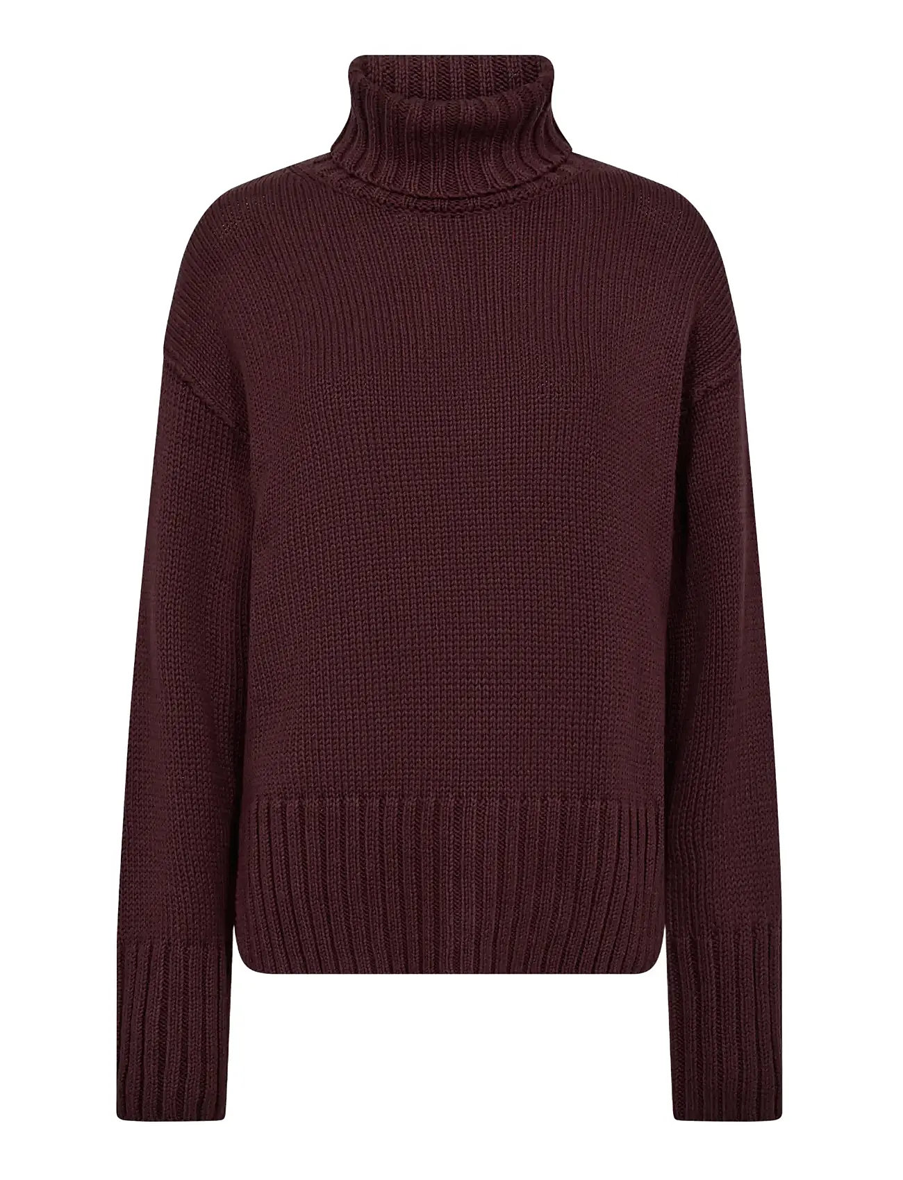 MOS MOSH Mmrola Bine Rollneck Knit Braun - S - Damen