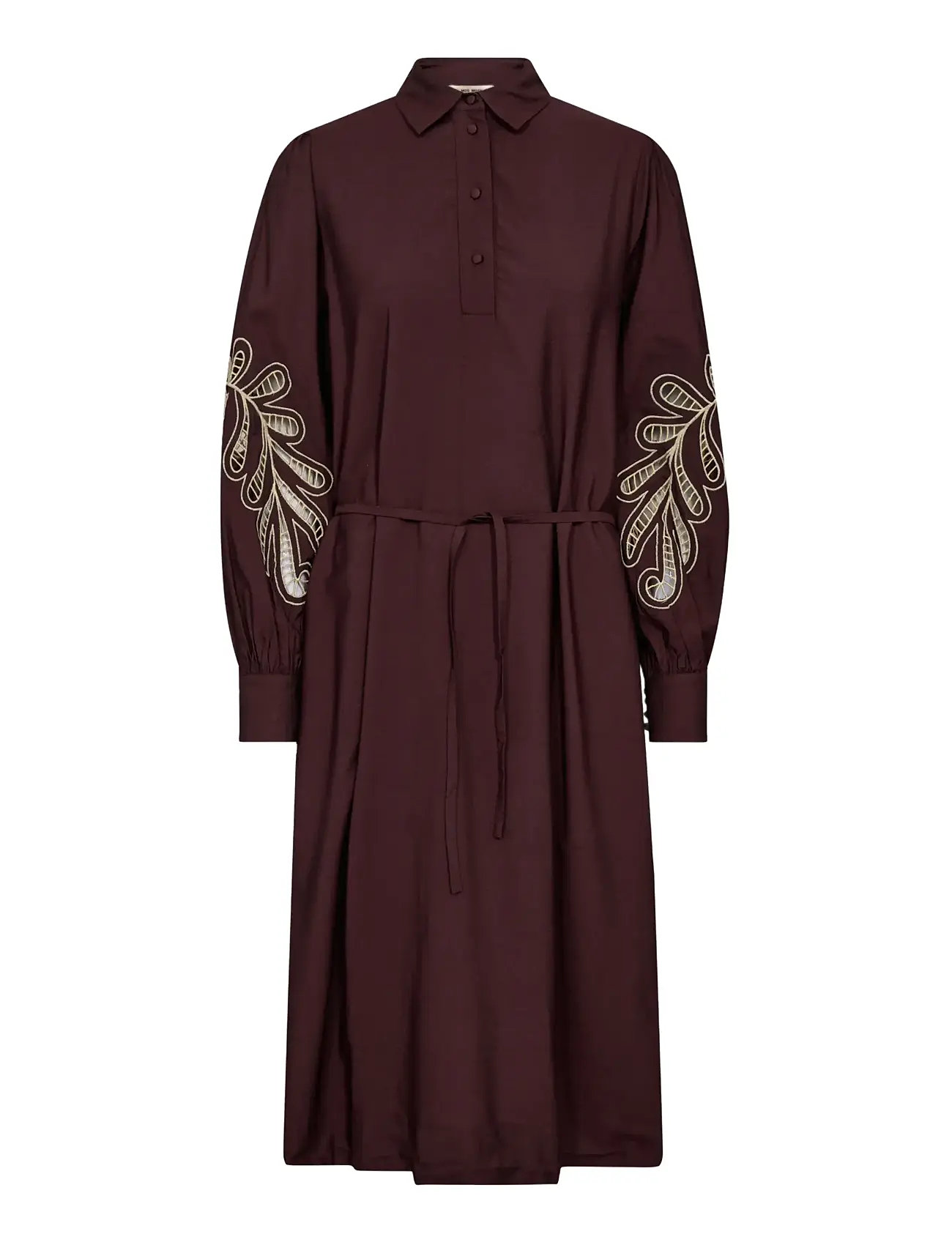 MOS MOSH Mmjiza Jorda Kleid Braun - S - Damen