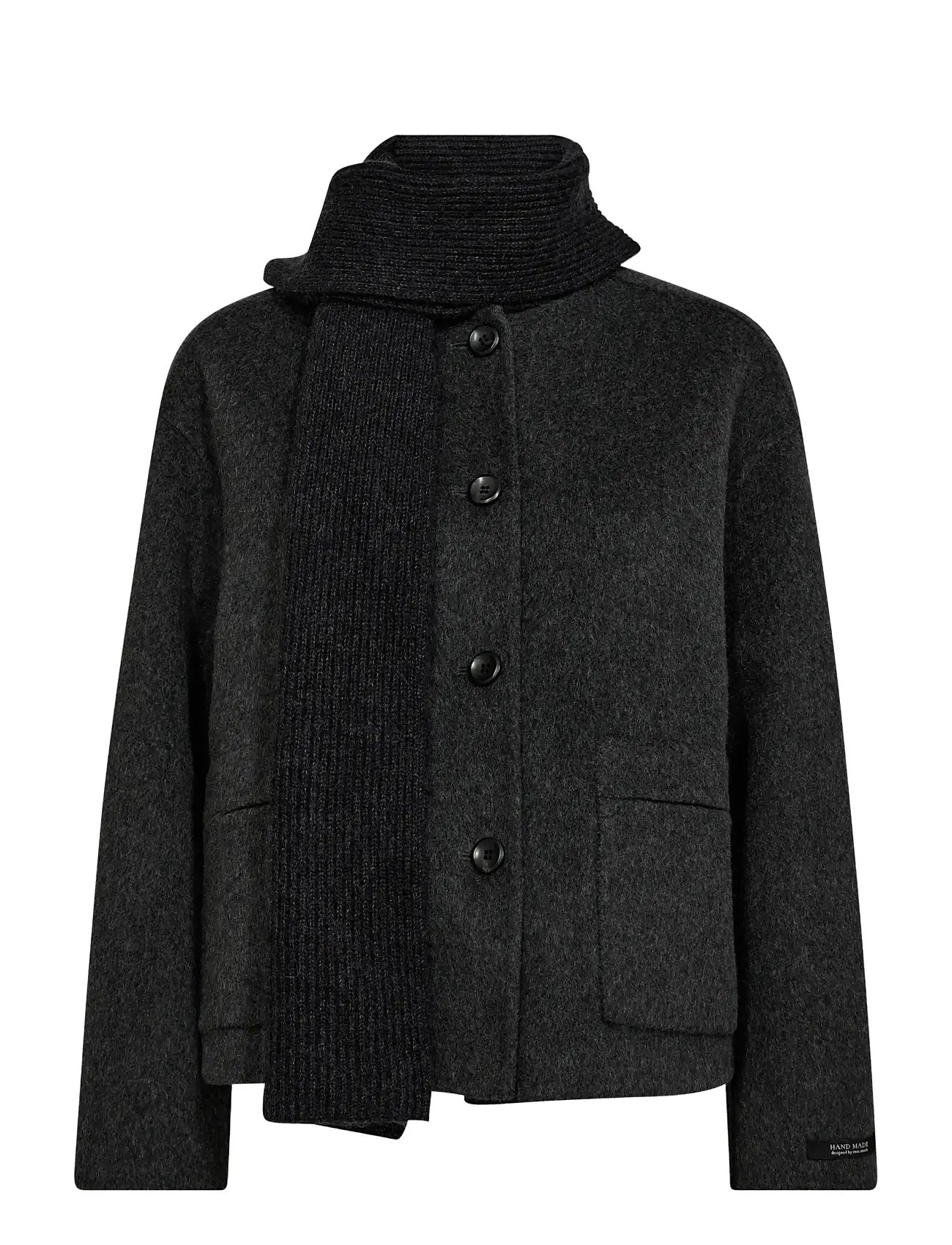 MOS MOSH Mmmaria Loisa Wolle Jacke Schwarz - S - Damen