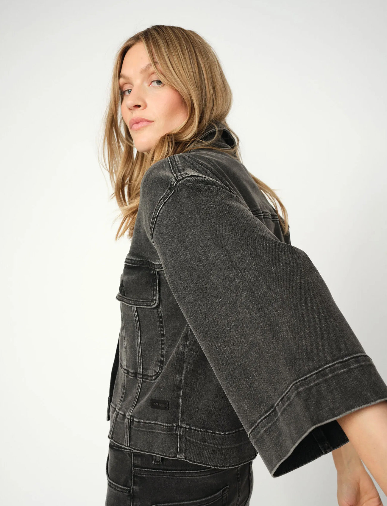 MOS MOSH Mmpenn Deluxe Jacket, S, Black, Jakker > Denim, Dame