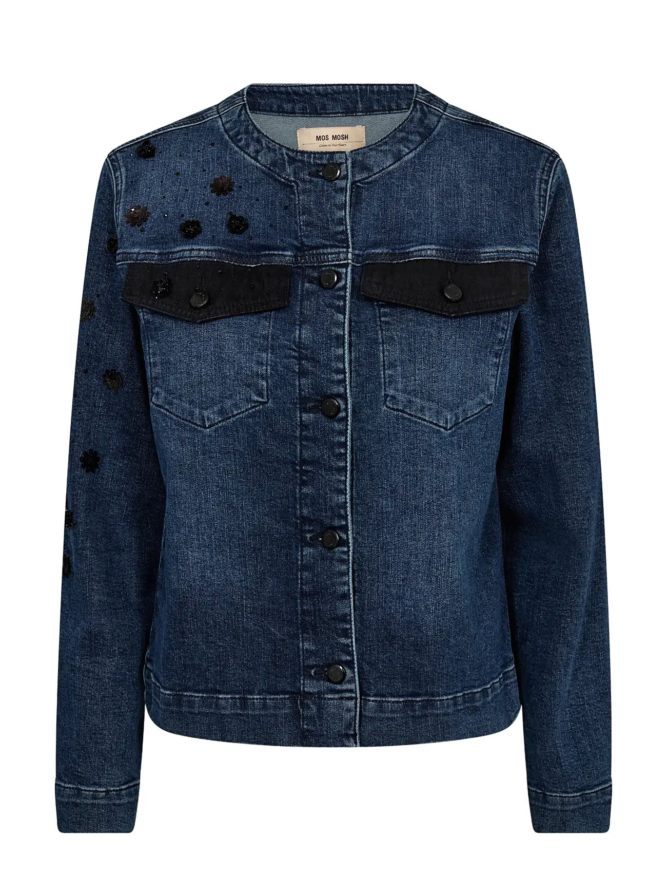 MOS MOSH Mmleenah Bouquet Jacke Blau - XL - Damen