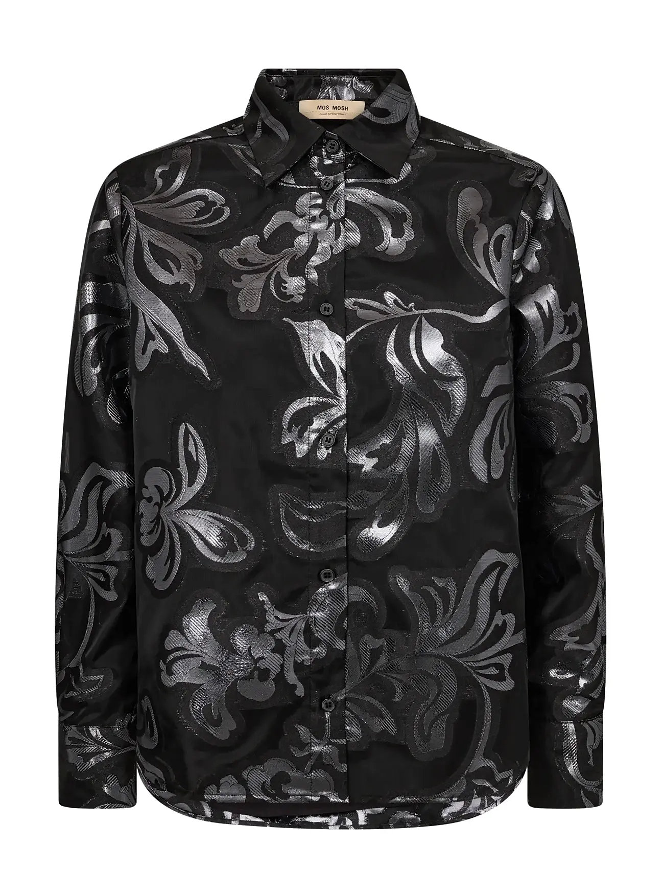 MOS MOSH Mmweina Ninx Shirt Schwarz - L - Damen