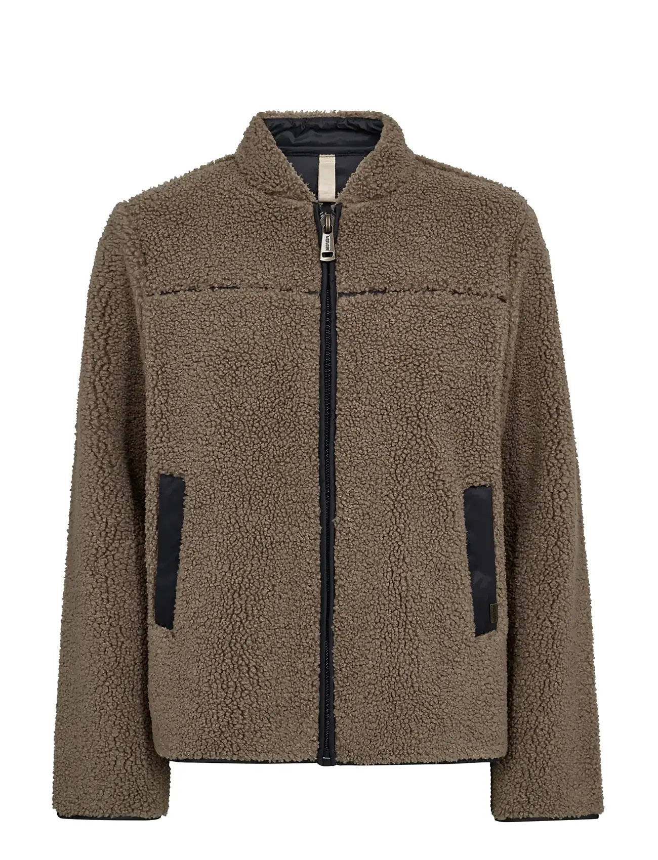 MOS MOSH Mmrowe Teddy Jacket, L, Brown, Jakker > Let Sommerjakke, Dame