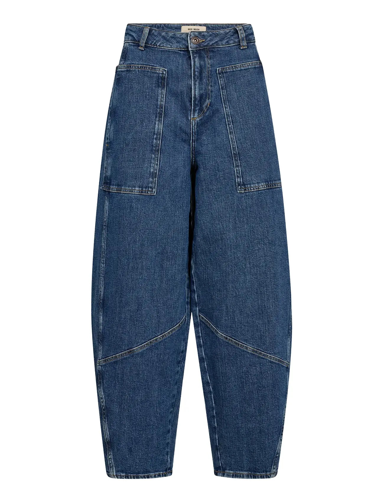 MOS MOSH Mmrosie Galleon Jeans, 25 Short, Blue, Jeans > Barrel Jeans, Dame
