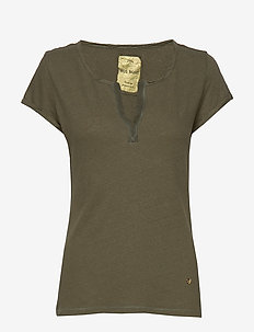 Troy Tee SS - t-shirts - army