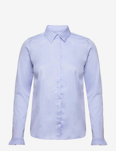 Mattie Flip Shirt - long-sleeved shirts - light blue