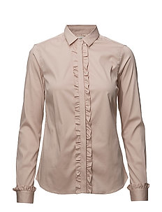 MOS MOSH | Langermede skjorter | Stort utvalg av de seneste Tilda Frill Check Shirt (Sugar Coral Check) (974.25 kr