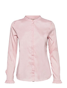 MOS MOSH | Skjorter | Stort utvalg av de seneste nyhetene Tilda Frill Check Shirt (Sugar Coral Check) (974.25 kr