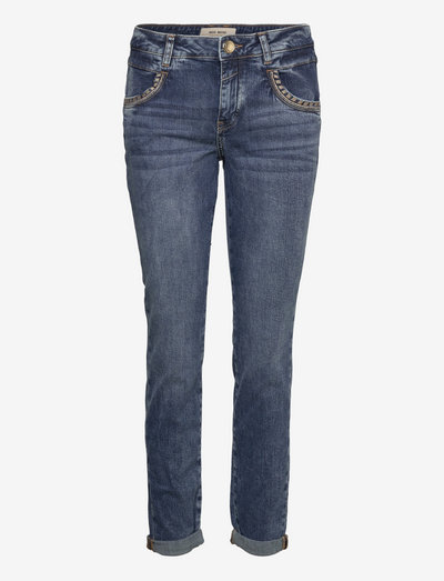 Naomi Glow Jeans - džinsa bikses ar tievām starām - blue