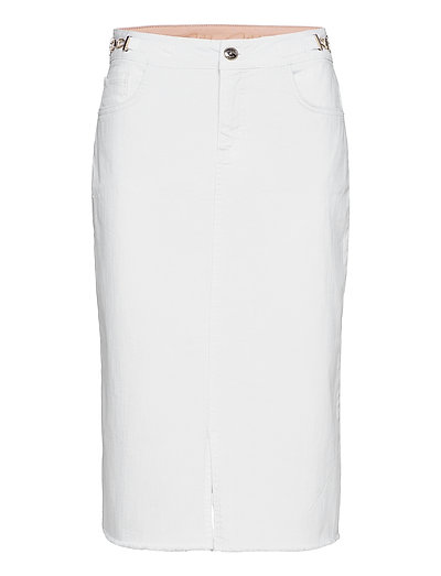 MOS MOSH Selma White Skirt - Midi skirts | Boozt.com