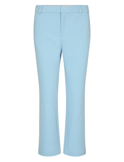 MOS MOSH Cella Pique Pant - Straight leg trousers - Boozt.com