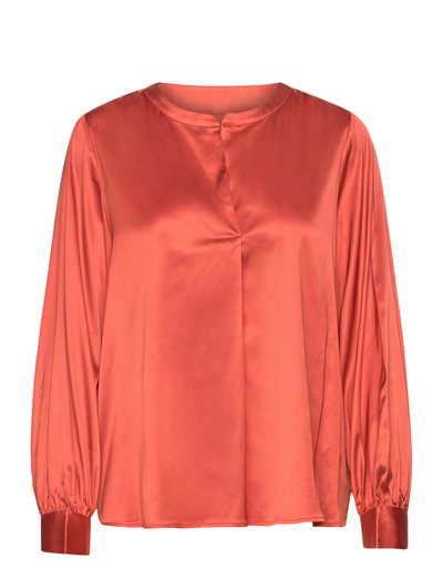 MOS MOSH Mmenfa Satin Blouse - Long sleeved blouses - Boozt.com