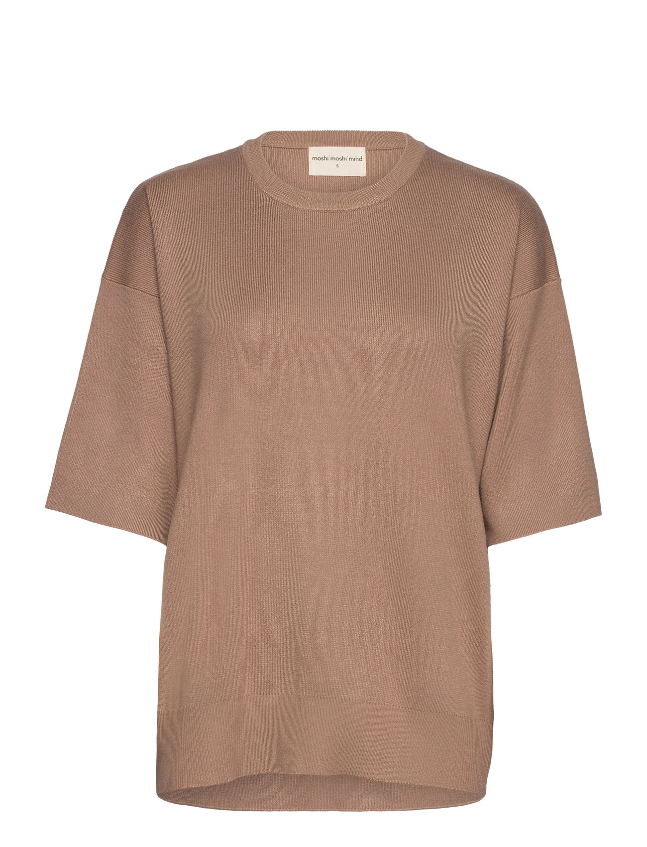 Allure Knit Tee Brown Moshi Moshi Mind