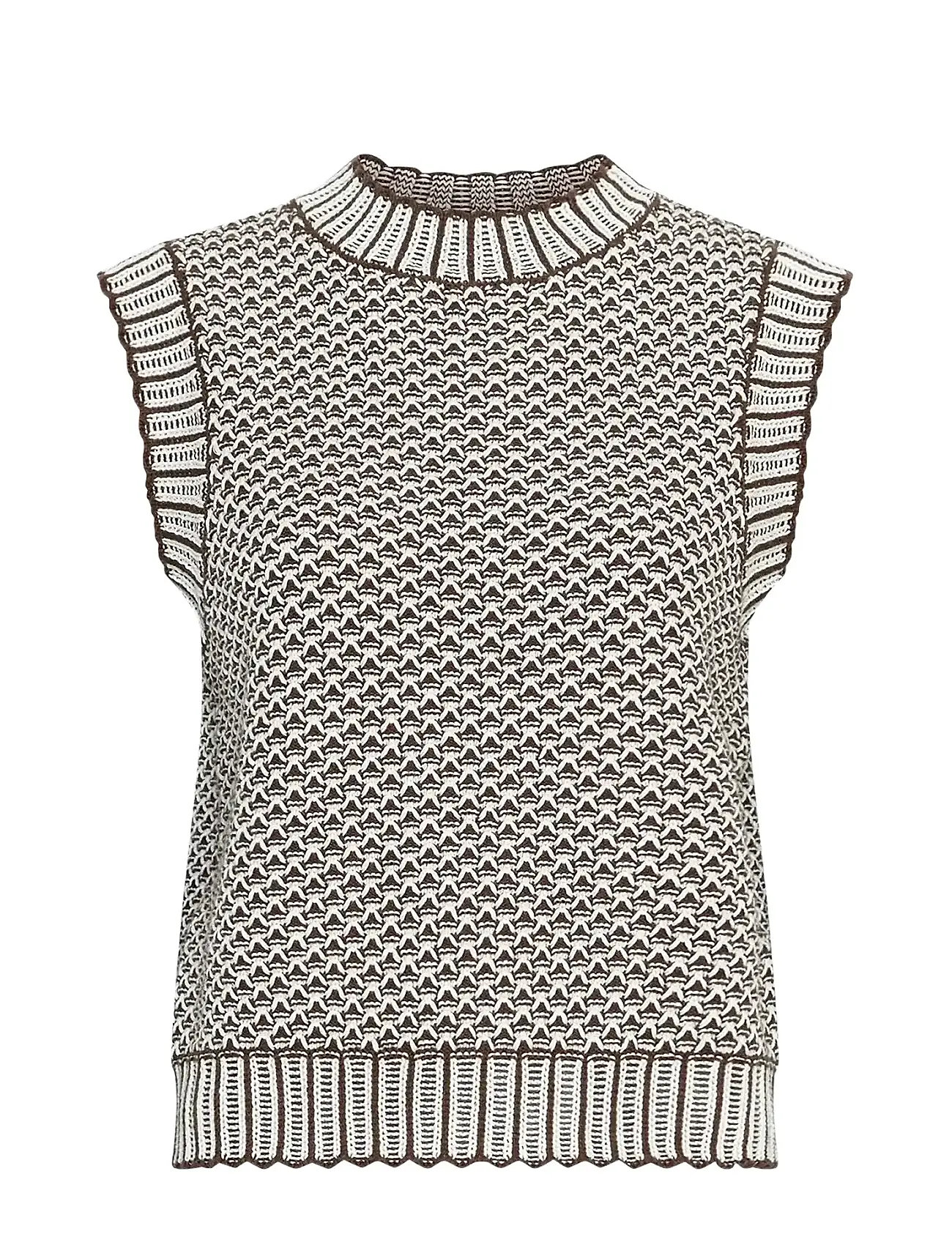 MSCH Copenhagen Mschpilla Vest, S/M, Beige, Veste > Strikkede Veste, Dame