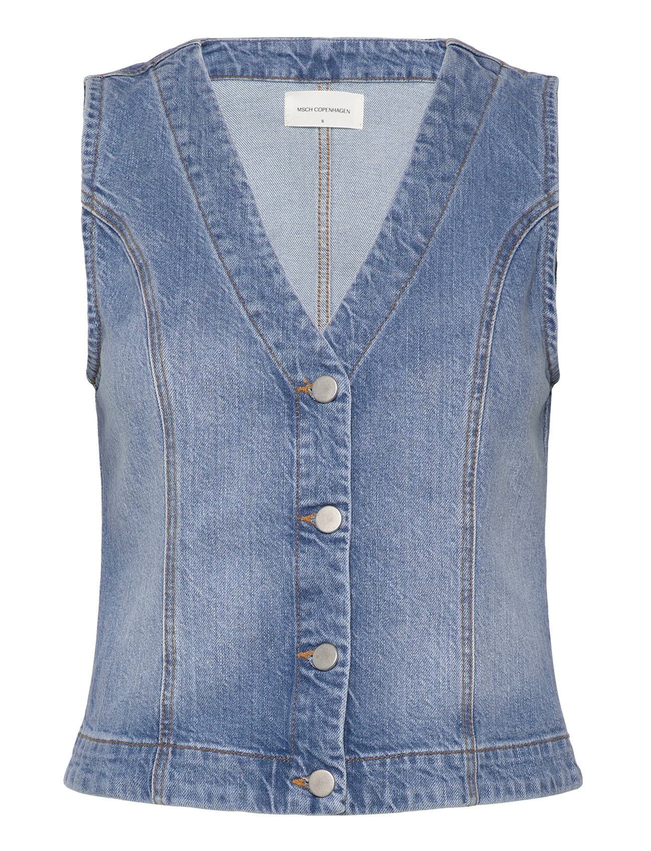 MSCH Copenhagen Mscheli Ada Denim Vest Blå