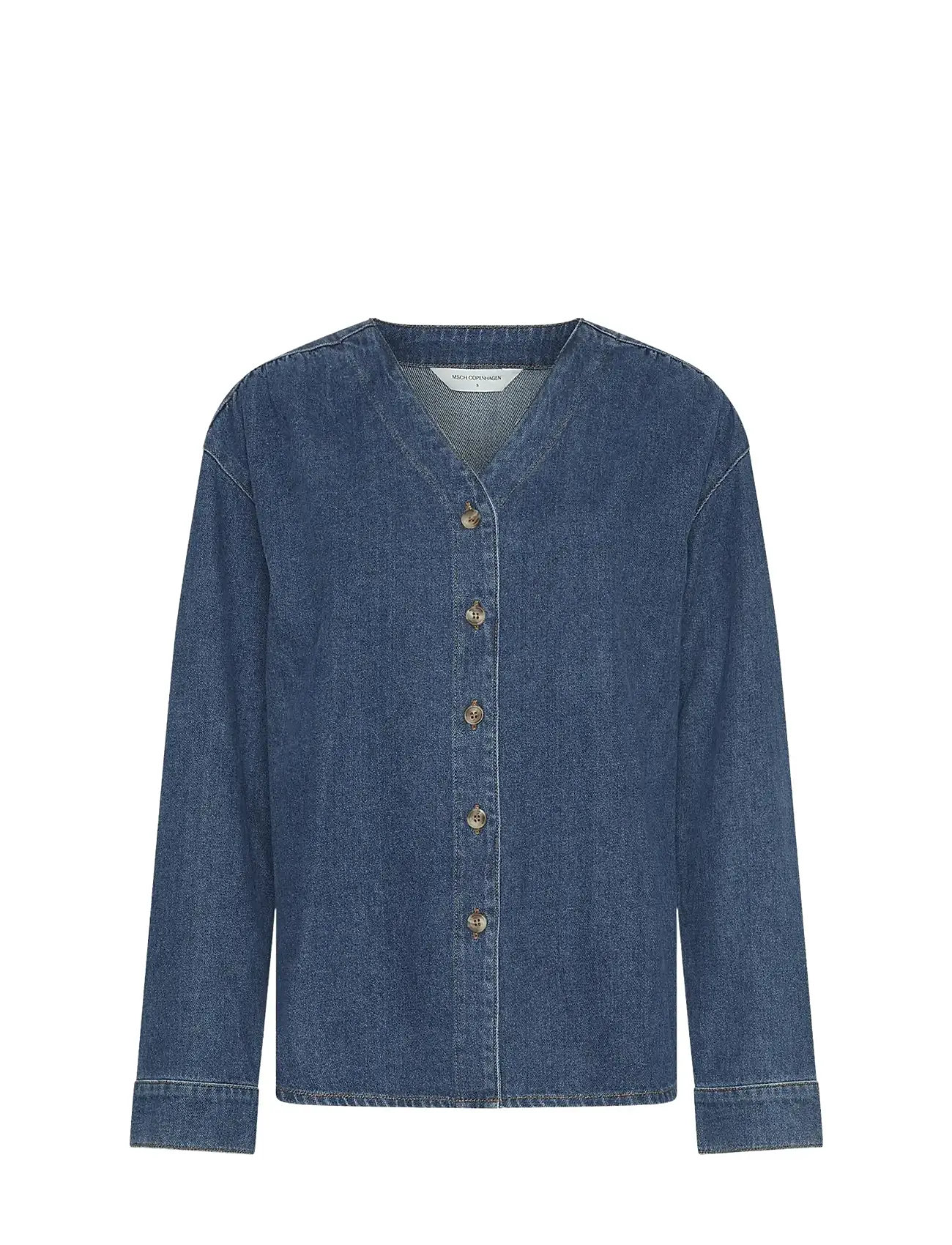 MSCH COPENHAGEN Mschjolene Elena Shirt Navy - M - Damen