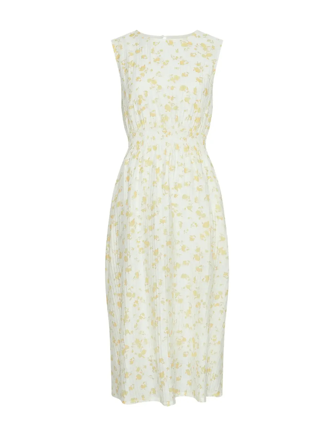 Mschfalisha Sl Dress Aop Dresses Summer Dresses Yellow MSCH Copenhagen