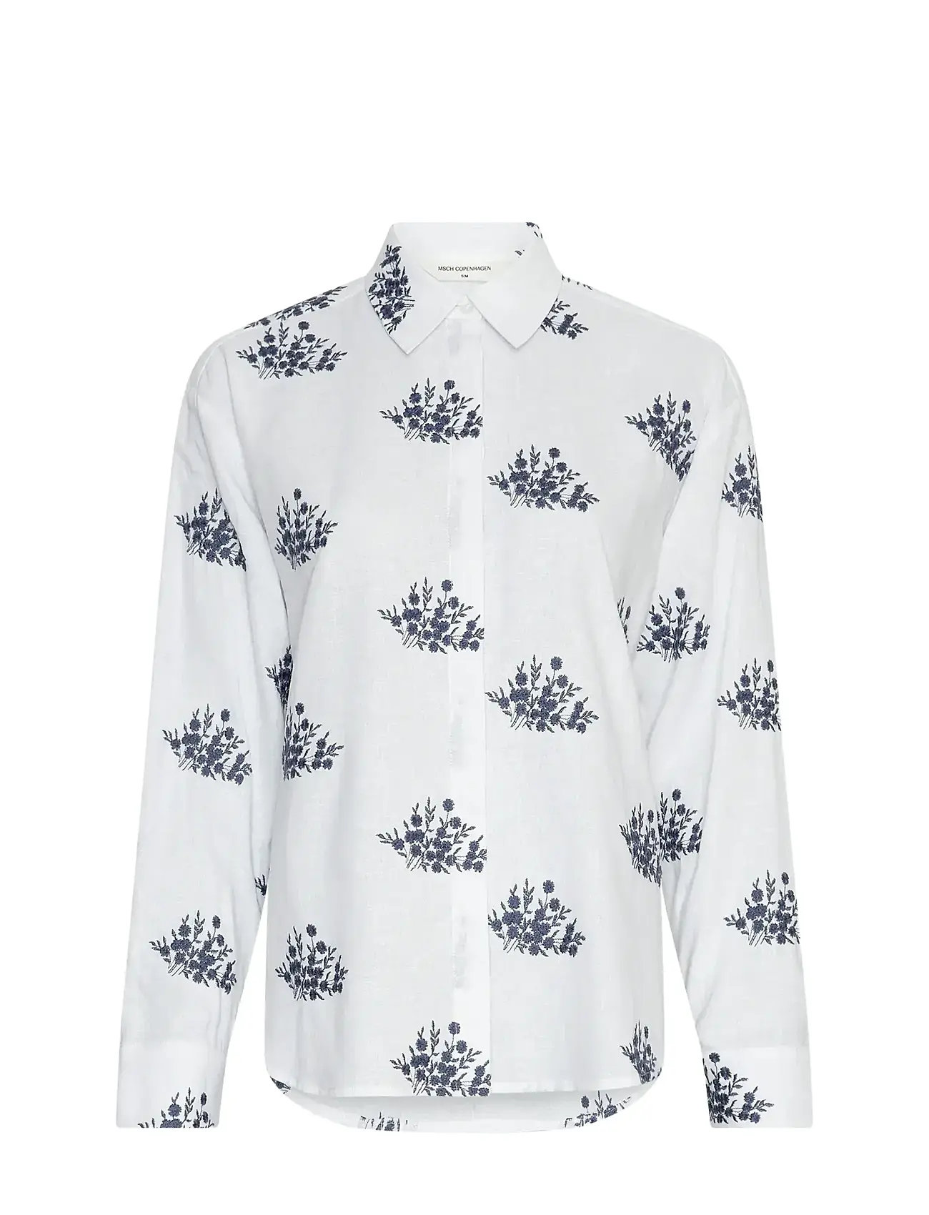 MSCH COPENHAGEN Mschryan Conella Shirt Emb Weiß - M/L - Damen
