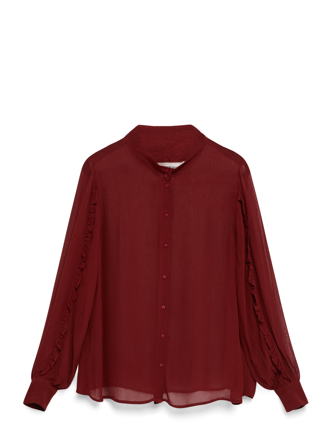 MSCH Copenhagen Mschkasandra Orabella Shirt, M, Red, Skjorter > Langærmede, Dame