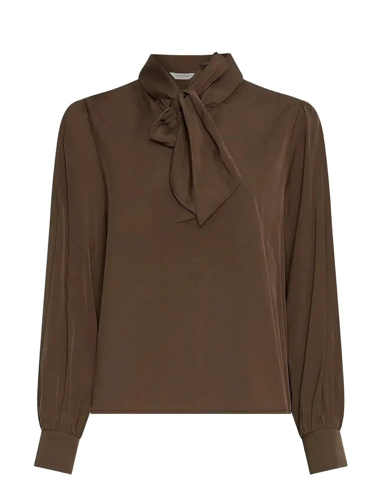MSCH COPENHAGEN Mschjuliana Tie Oberteil Braun - S - Damen