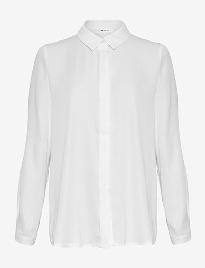 Blair Polysilk Shirt - krekli ar garām piedurknēm - cloud white
