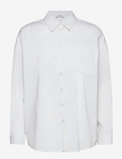 Odine Ava Shirt - krekli ar garām piedurknēm - white
