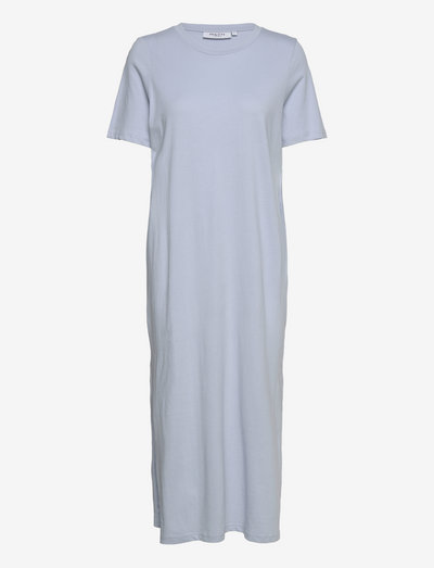 Liv Organic SS Dress - sukienki letnie - kentucky blue