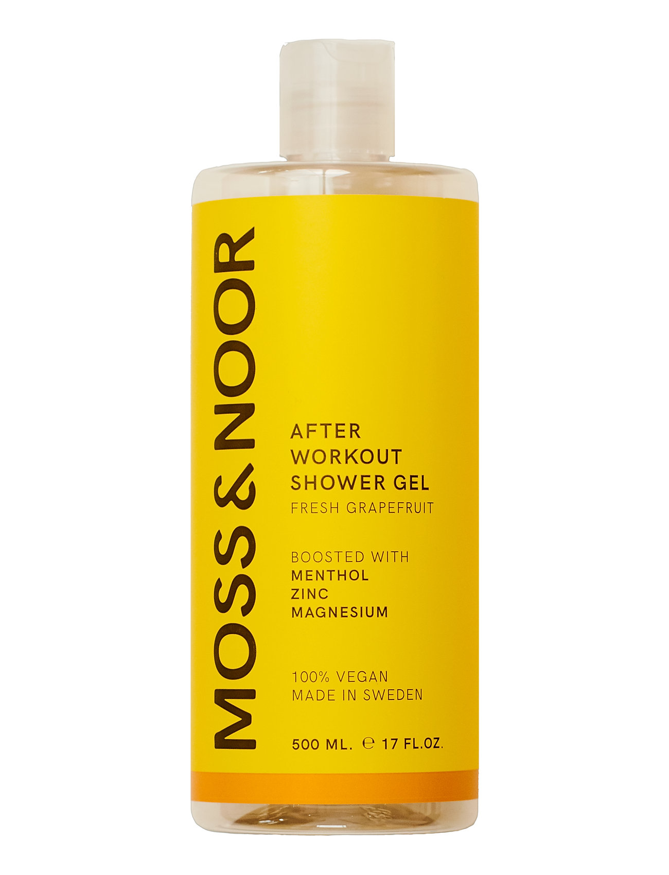 After Workout Shower Gel Fresh Grapefruit 500 Ml Shower Gel Badesæbe Nude MOSS & NOOR