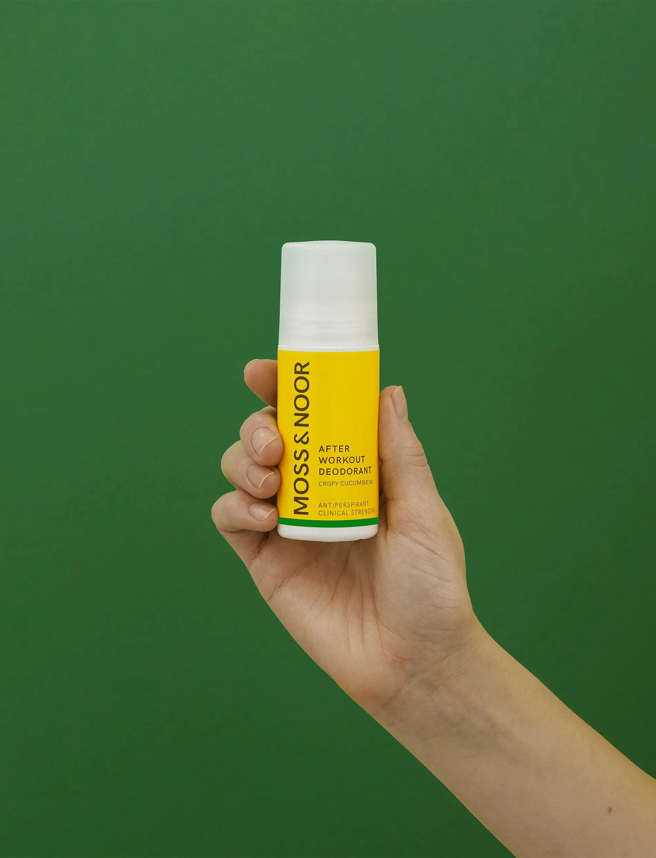 MOSS & NOOR After Workout Deodorant Crispy Cucumber, 60 ml, Nude, Deodoranter > Roll-On, Dame