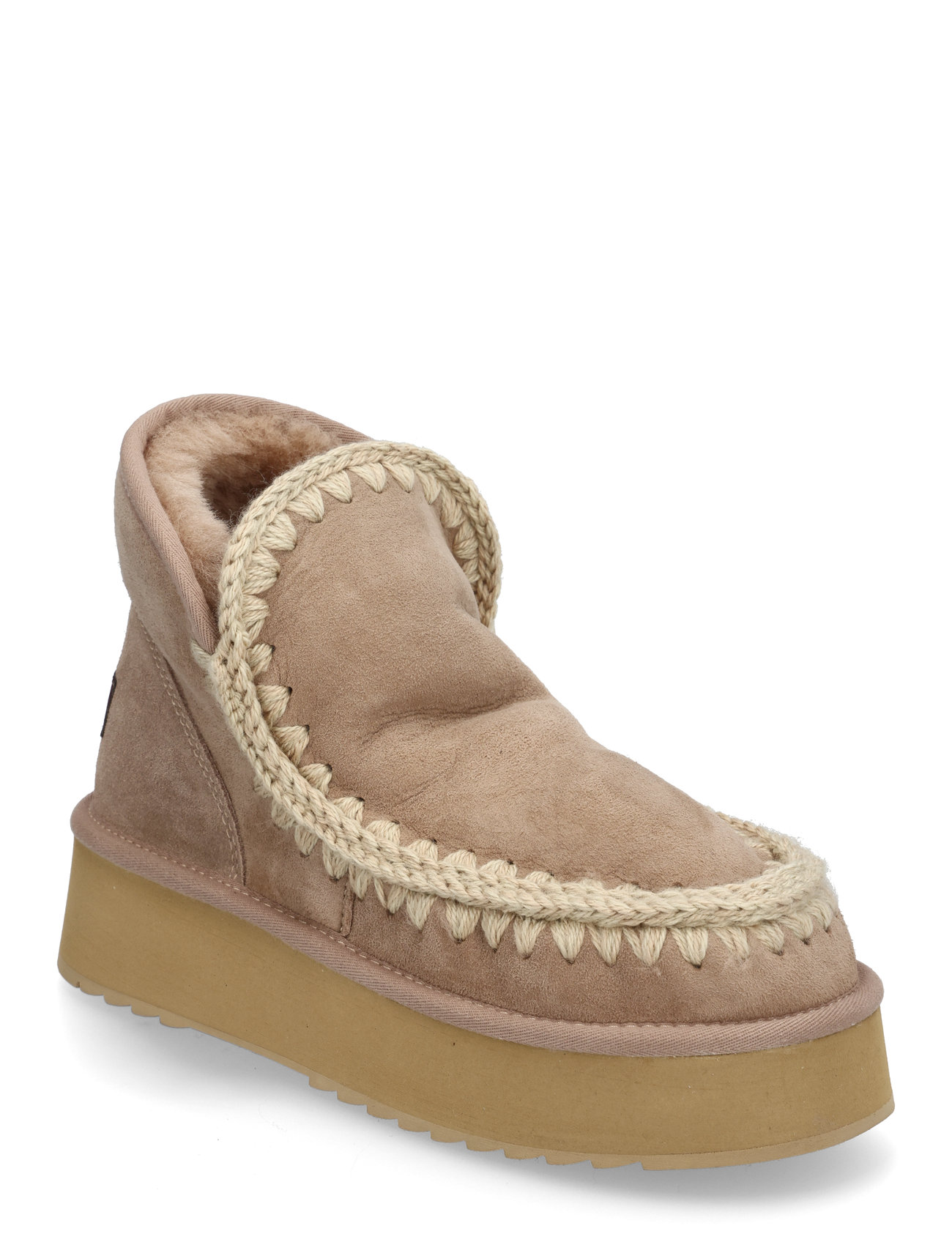 MOU Mini Eskimo Platform Boot Beige