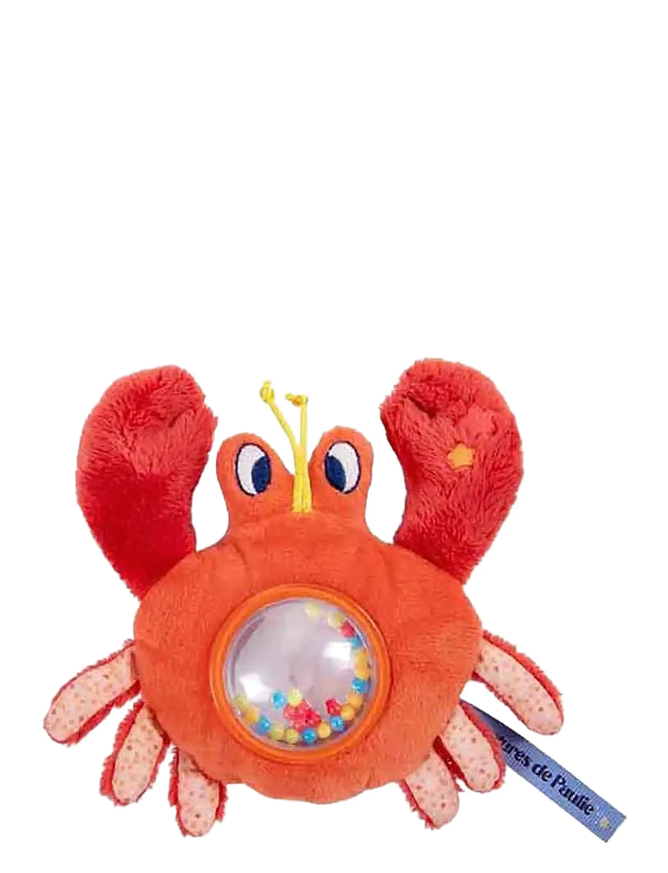 Crab Rattle - Les Aventures De Paulie Toys Baby Toys Rattles Red Moulin Roty