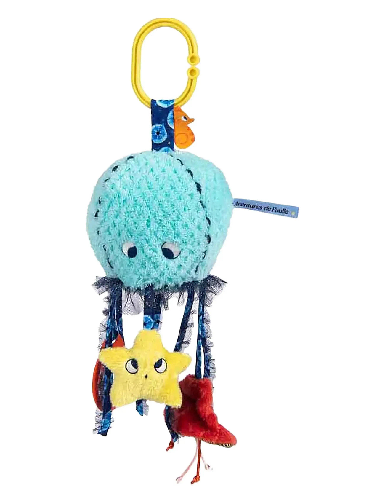 Hanging Activity Toy - Jellyfish 31 Cm - Les Aventures De Paulie Toys Baby Toys Rattles Multi/patterned Moulin Roty