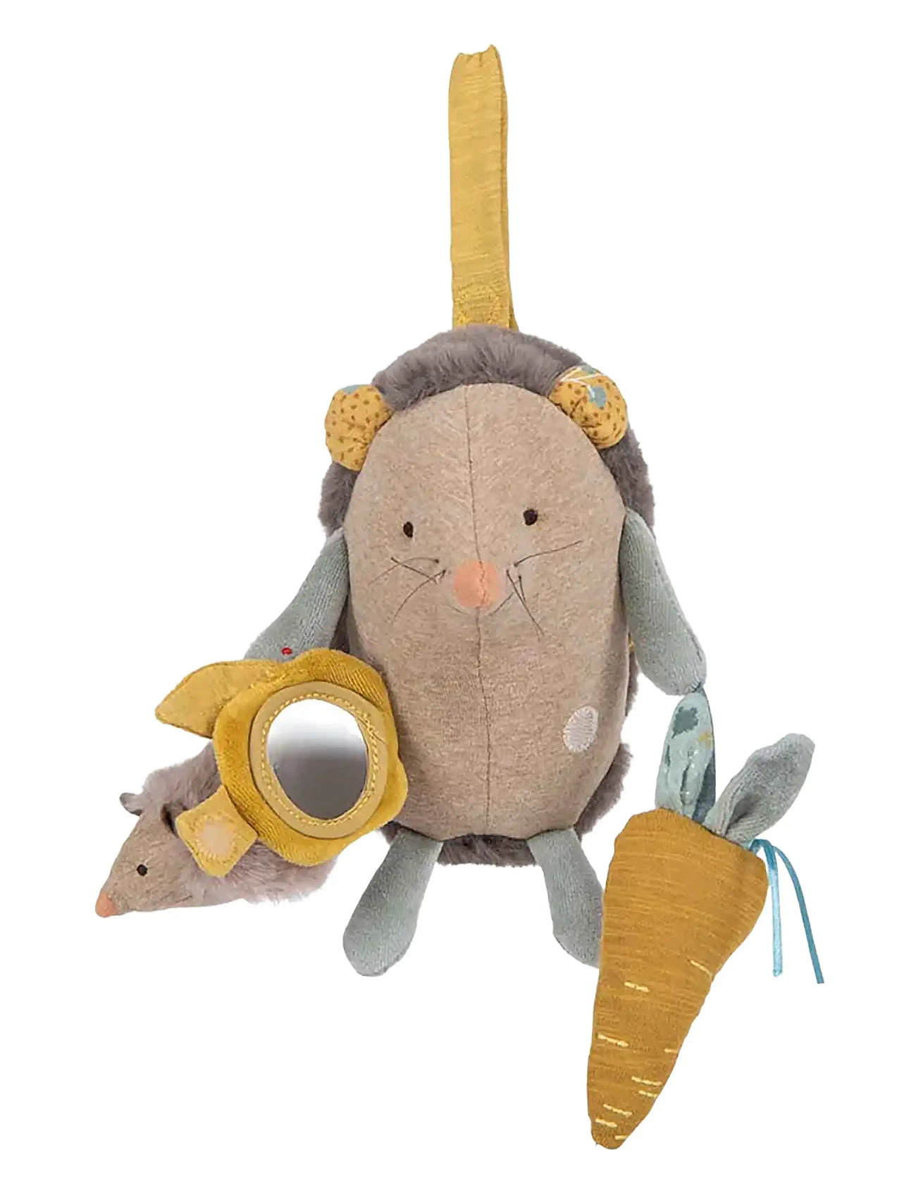 Moulin Roty Activity Rattle - Hedgehog - Trois Petits Lapins, One Size, Multi/patterned, Baby Legetøj > Rattles, Børn