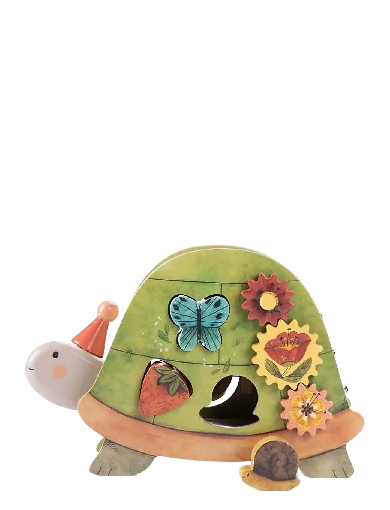 Activity Turtle - Trois Petits Lapins Toys Baby Toys Educational Toys Interactive Toys Multi/patterned Moulin Roty