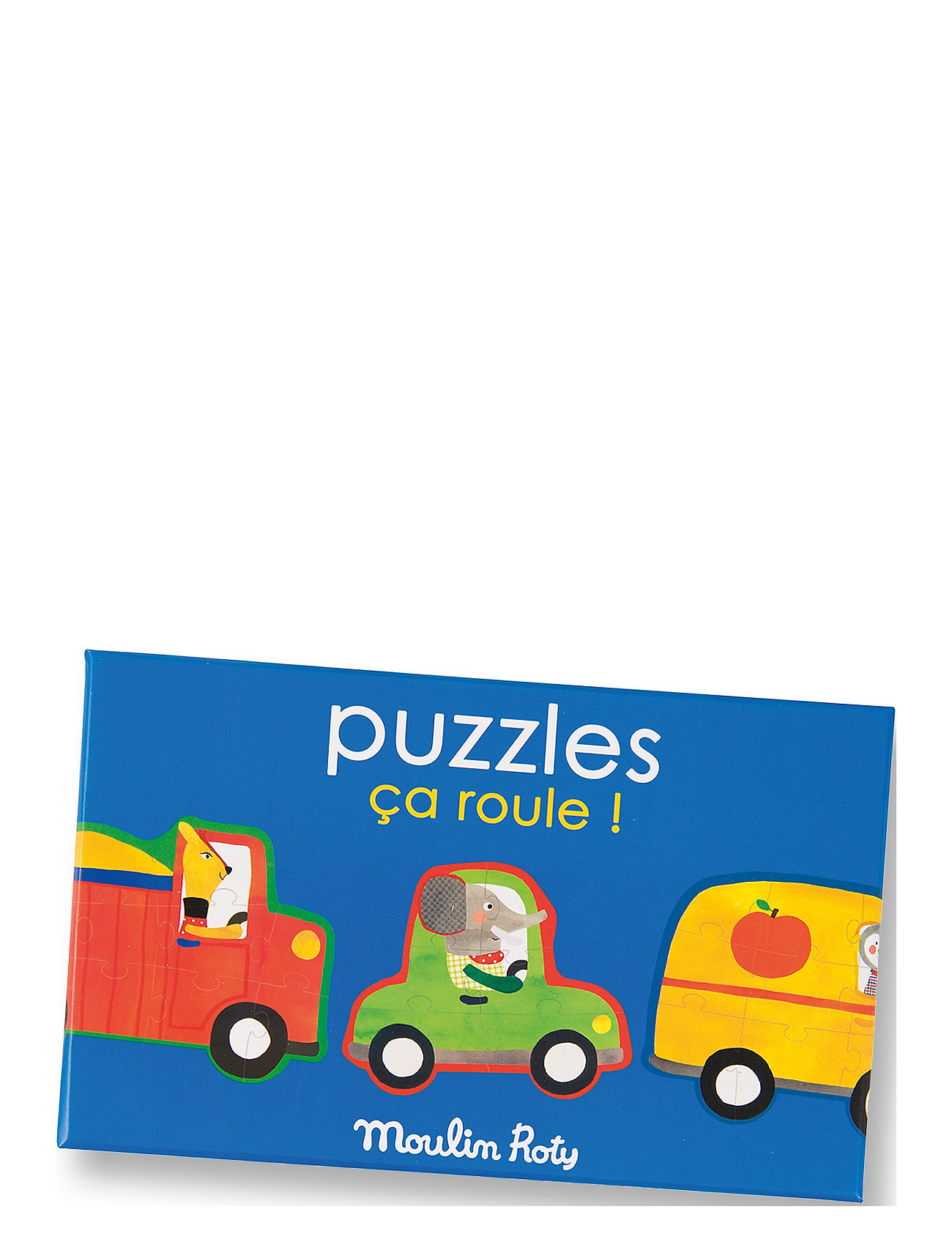 Puzzle Cars Popipop Toys Puzzles And Games Puzzles Classic Puzzles Multi/patterned Moulin Roty