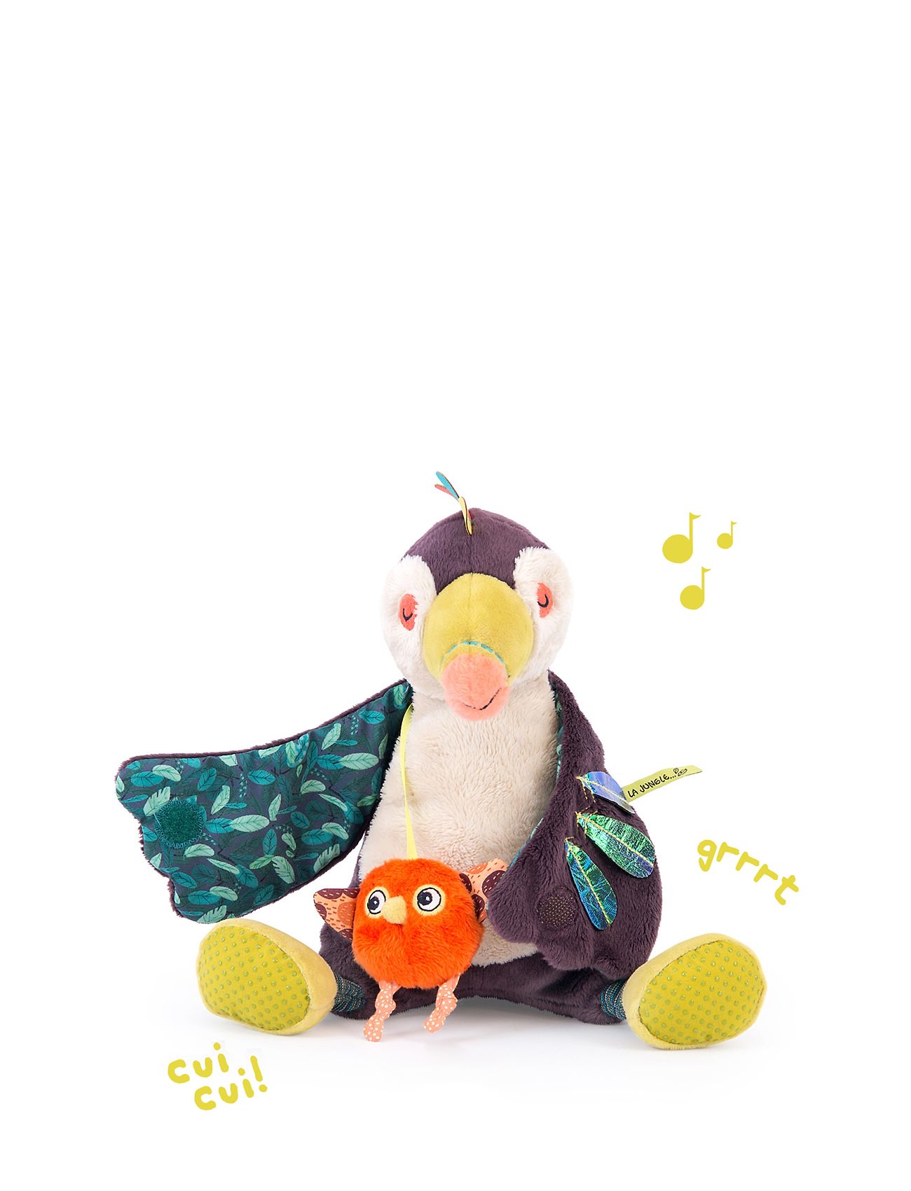 Pakou Musical Toucan Dans La Jungle Toys Baby Toys Educational Toys Activity Toys Multi/patterned Moulin Roty