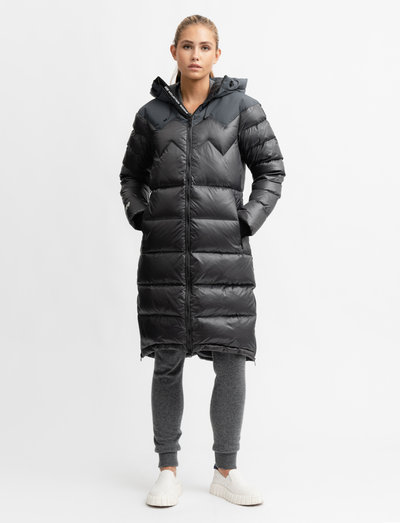 mountain works women's cocoon down coat