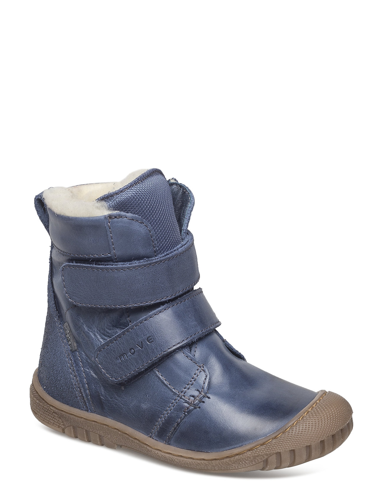 Unisex Junior Tex Boot Winterlaarzen Met Klittenband Blauw Move By Melton move by melton kopen in de aanbieding