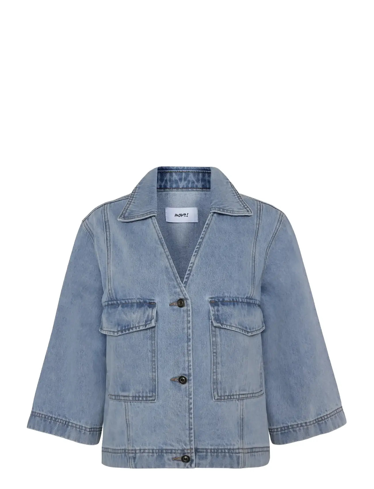 MOVES Amarie Shirt 4283 Blau - 36 - Damen