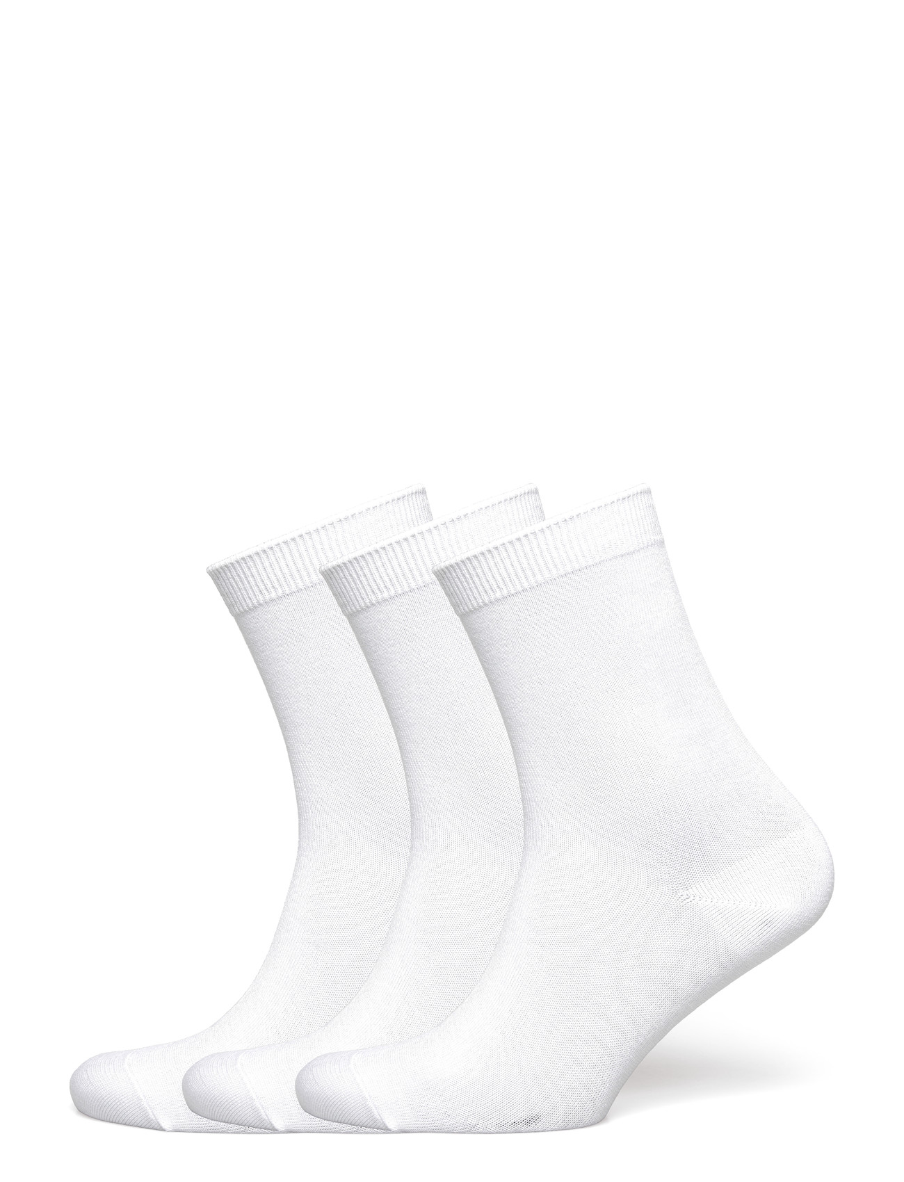 MOVESGOOD Socken Bamboo 3-Pack 37-42 Weiß - 37-42 - Damen