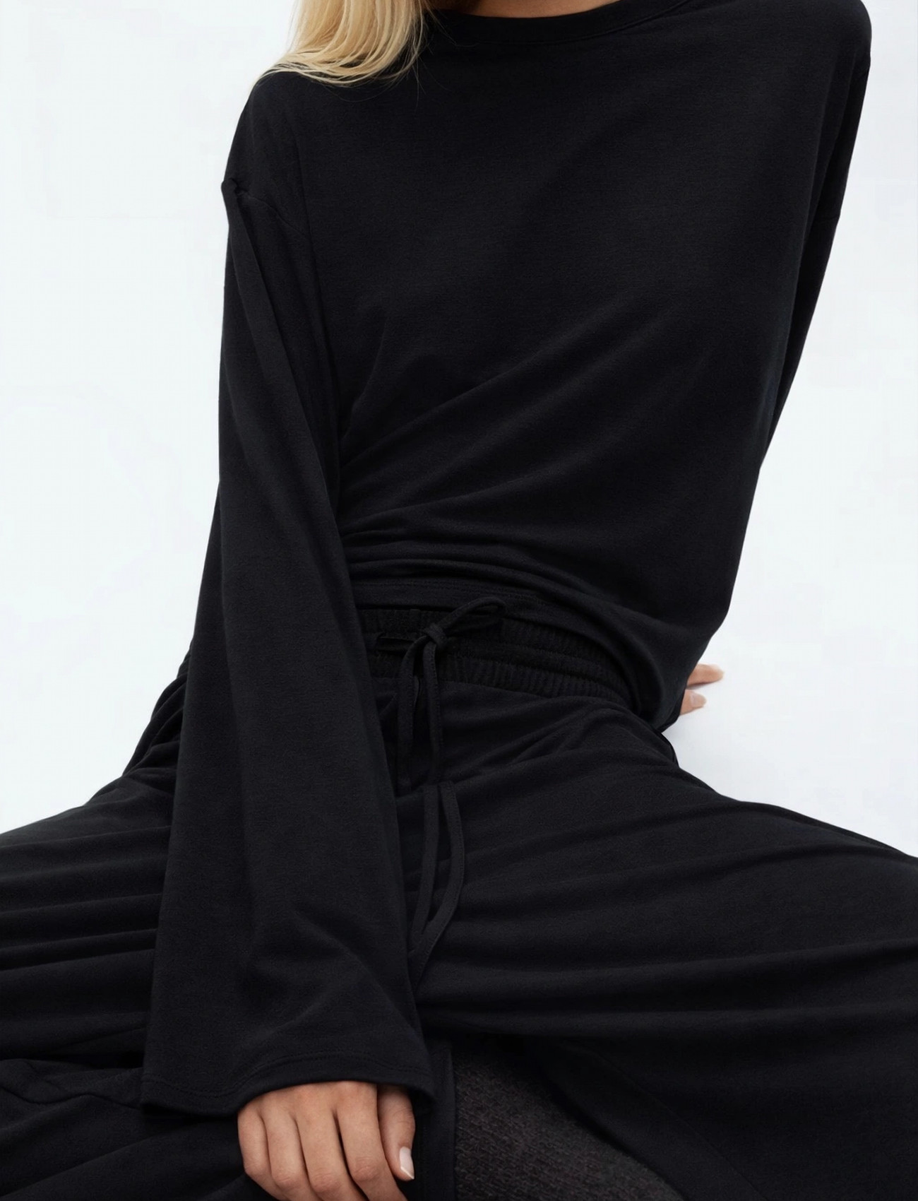 Movesgood Roan Top, M, Black, Nat- Og Loungewear > Toppe, Dame