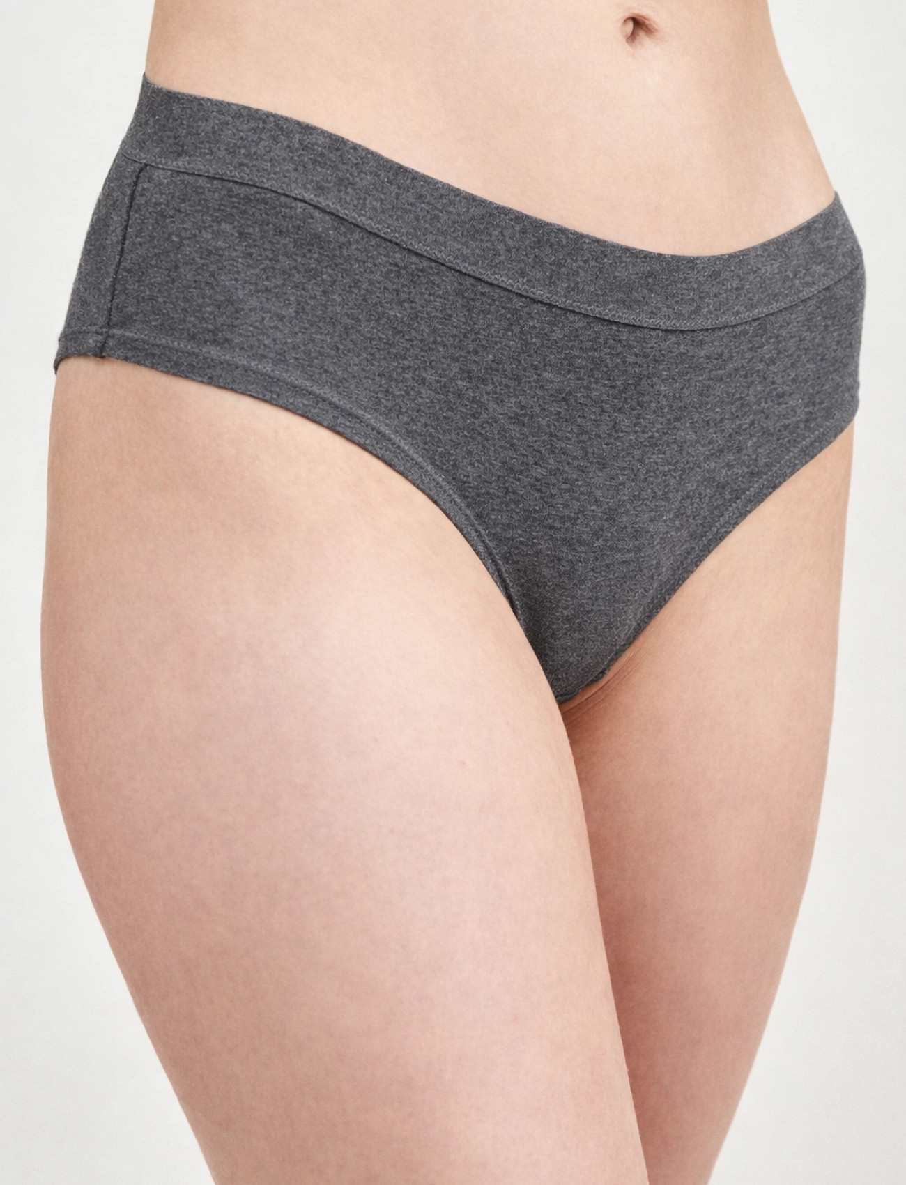 Movesgood Bamboo 3-Pair Hipster Breif, M, Grey, Trusser > Hipster & Boyshorts, Dame