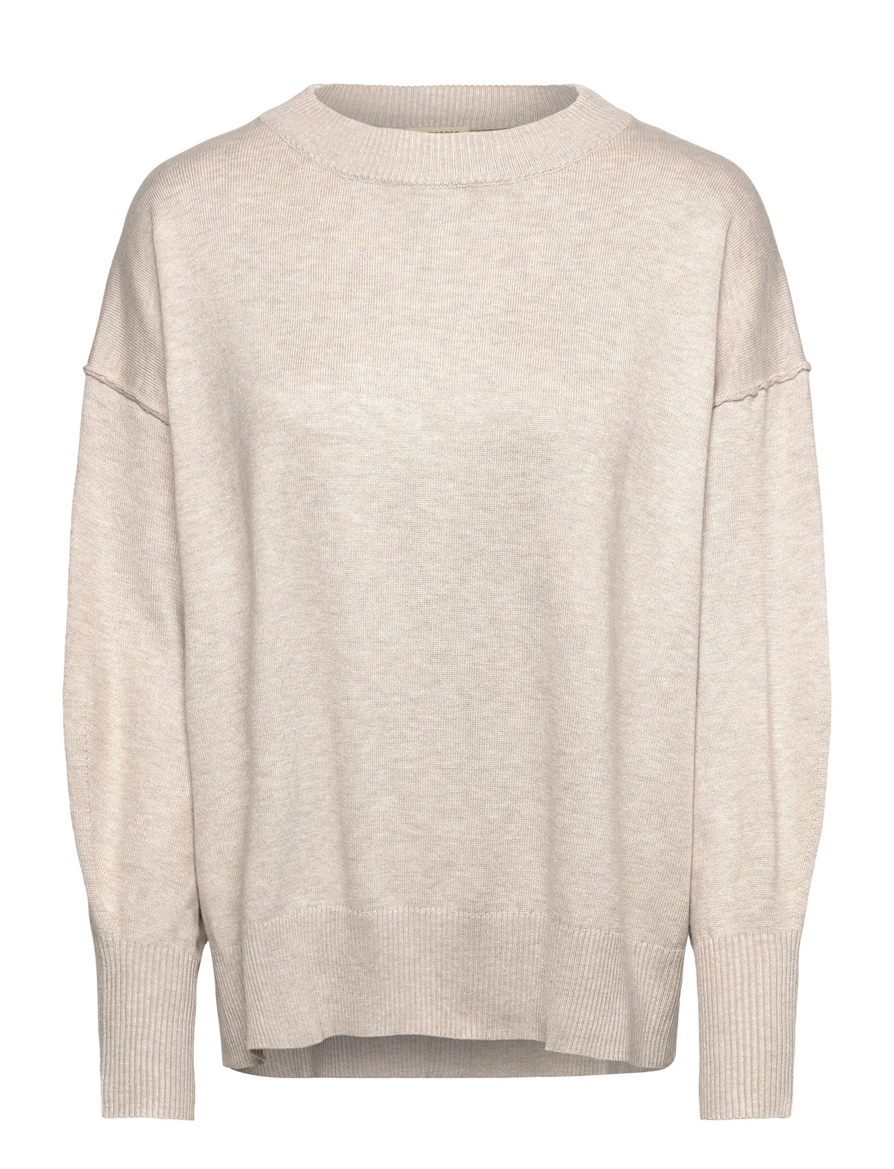 MOVESGOOD Clara Boxy Pullover Beige - M - Damen