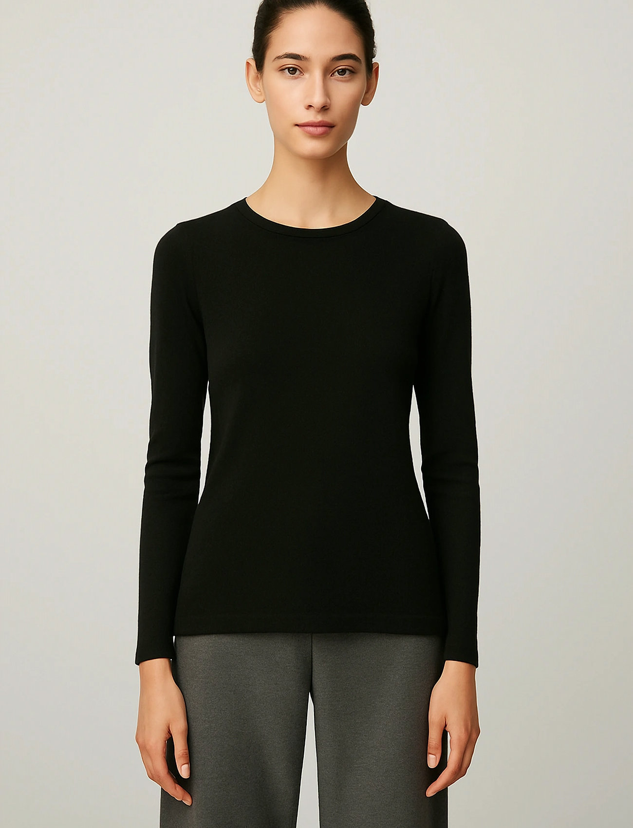 Movesgood Nea Top, XS, Black, Strik > Trøjer, Dame